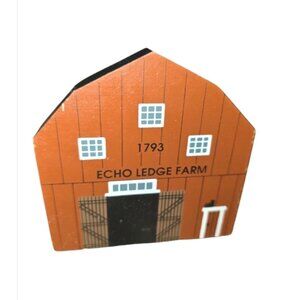 Cat's Meow Echo Ledge Farm American Barn Series Vermont Barn Shelf Sitter 1992